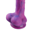 Фалоімітатор 8.2? з вібрацією для секс-машин Hismith Purple Silicone Dildo with Vibe, KlicLok - фото №5