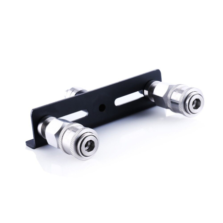 Подвійний конектор для секс-машин Hismith Quick Connector Adapter with Double Head, система KlicLok - фото №5