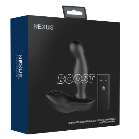 Вібромасажер простати Nexus Boost з надувною головкою, пульт ДК - фото №7