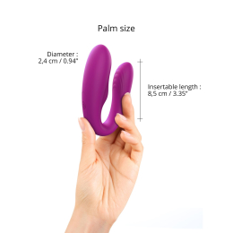 Вібратор для пар із пультом ДК Love To Love MATCH UP - SWEET ORCHID - №6