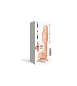 Реалістичний фалоімітатор Strap-On-Me Sliding Skin Realistic Dildo Vanille L, ефект рухливої шкіри - - фото №8