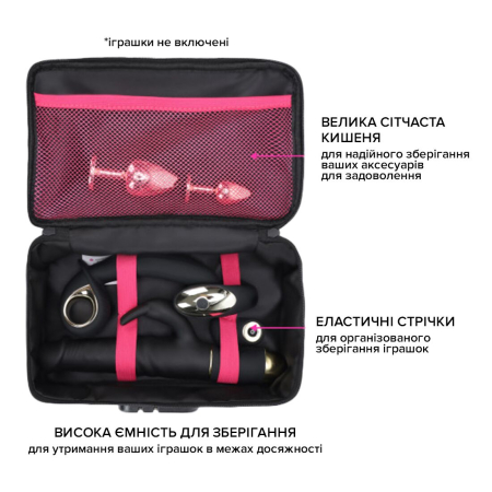 Кейс для іграшок з кодовим замком Dorcel DISCREET BOX - фото №3