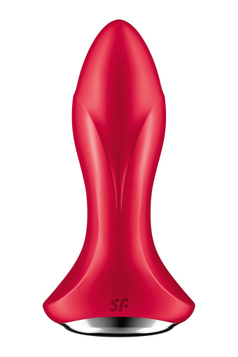 Анальна смарт-вібропробка із перлинним масажем Satisfyer Rotator Plug 1+ Red - фото №4