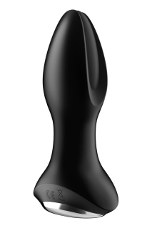 Анальна смарт-вібропробка із перлинним масажем Satisfyer Rotator Plug 2+ Black - - фото №5