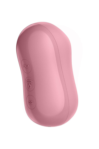 Вакуумний стимулятор із вібрацією Satisfyer Cotton Candy Light Red - фото №6