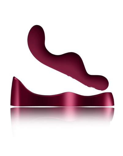 Універсальний sit-on-top вібратор Rocks Off Ruby Glow Blush, пульт ДК 