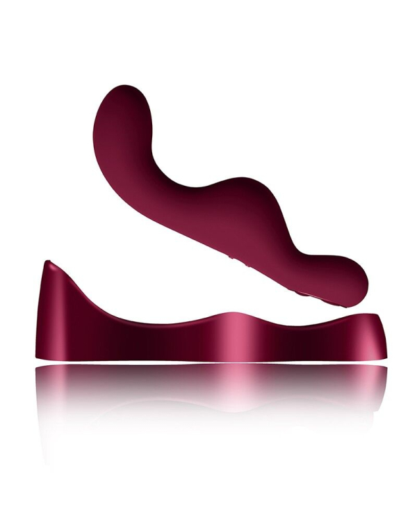 Універсальний sit-on-top вібратор Rocks Off Ruby Glow Blush, пульт ДК 