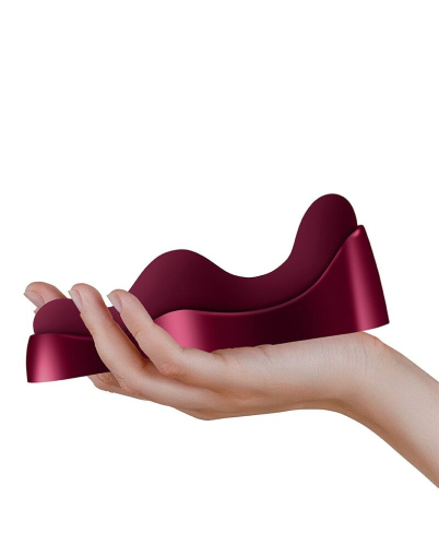 Універсальний sit-on-top вібратор Rocks Off Ruby Glow Blush, пульт ДК №7