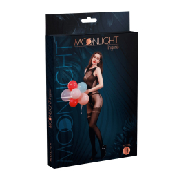Бодістокінг з доступом Moonlight Model 14 XS-L Black, малюнок боді та панчіх на підв’язках - - фото №3