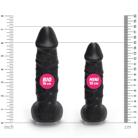 Крафтове мило-член із присоскою Pure Bliss MINI Black, натуральне - фото №5
