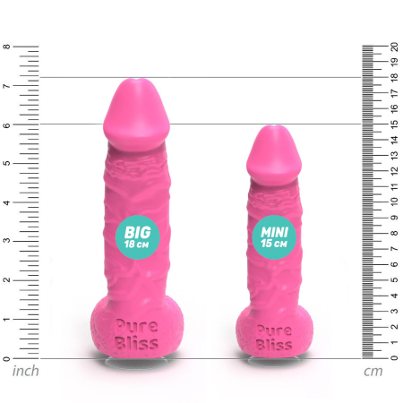 Крафтове мило-член із присоскою Pure Bliss MINI Pink, натуральне - фото №5