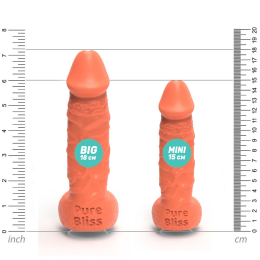 Крафтове мило-член із присоскою Pure Bliss MINI Coral, натуральне - - фото №5