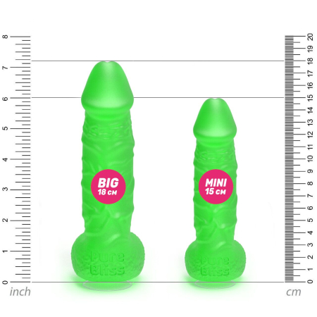 Крафтове мило-член із присоскою Pure Bliss MINI Green, натуральне - фото №5
