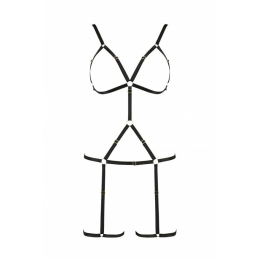 Портупея стрепи на все тіло Passion Exclusive INDICA XXL/XXXL, black - - фото №5