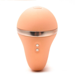 Вакуумний вібратор KISTOY Tina Mini Orange, вагінально-кліторальний - - фото №6