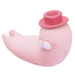 Вакуумний вібратор CuteVibe Franky Pink - - фото №4