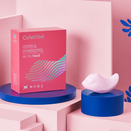 Вібратор та вакуумний стимулятор CuteVibe Heidi Pink - - фото №5