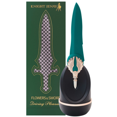 Вишуканий вібратор Knight Jenay FLOWERS & SWORD, маска, стрічка та лубрикант у комплекті №7