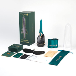 Вишуканий вібратор Knight Jenay FLOWERS & SWORD, маска, стрічка та лубрикант у комплекті - - фото №6