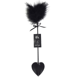 Лоскітка зі шльопалкою Піка Art of Sex – Puff Peak, чорна - - фото №2