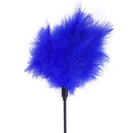 Лоскітка з пером індика Art of Sex – Feather Paddle, синя - - фото №2