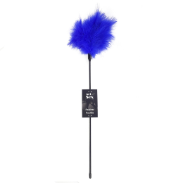 Лоскітка з пером індика Art of Sex – Feather Paddle, синя - - фото №3
