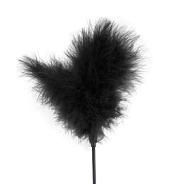 Лоскітка з пером індика Art of Sex – Feather Paddle, чорна - - фото №2
