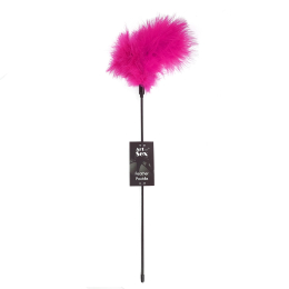 Лоскітка з пером індика Art of Sex – Feather Paddle, темно-рожева - - фото №3