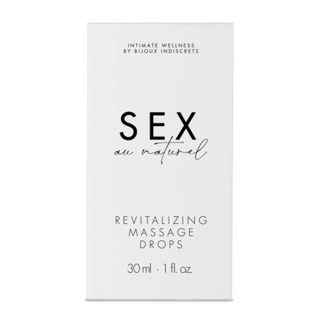 Відновлювальні краплі для масажу Bijoux Indiscrets Sex au Naturel — Revitalizing Massage Drops - фото №3