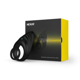 Ерекційне віброкільце Nexus Enhance Vibrating Cock and Ball Ring, подвійне - №5