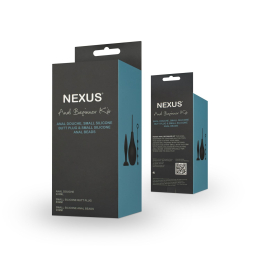 Набір новачка для анальної стимуляції Nexus ANAL BEGINNER KIT, спринцівка, анальне намисто і пробка - - фото №4