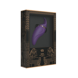 Вібратор 2в1 з язичком Zalo — Hero Twilight Purple, кристал Swarovski - - фото №9