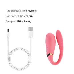 Смартвібратор для пар Zalo — Fanfan Rouge Pink - №7