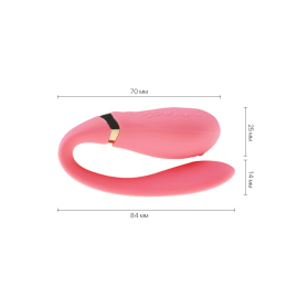 Смартвібратор для пар Zalo — Fanfan Rouge Pink - №3