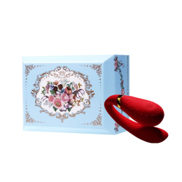 Смартвібратор для пар Zalo — Fanfan Bright Red - №10