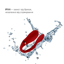 Смартвібратор для пар Zalo Fanfan set Bright Red, пульт ДК - №6