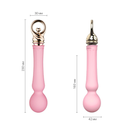 Вібромасажер із підігрівом Zalo Sweet Magic - Confidence Wand Fairy Pink - - фото №2