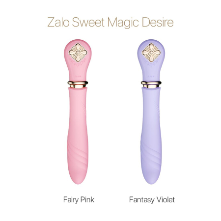 Пульсатор із підігрівом Zalo Sweet Magic - Desire Fantasy Violet, турбо режим - фото №8