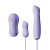 Набір 3в1 Zalo – UNICORN Set Violet, віброяйце, пульсатор, вакуумний стимулятор 