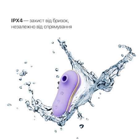 Набір 3в1 Zalo – UNICORN Set Violet, віброяйце, пульсатор, вакуумний стимулятор №5