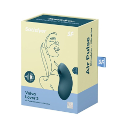 Вакуумний вібратор Satisfyer Vulva Lover 2 Blue - - фото №4