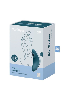 Вакуумний вібратор Satisfyer Vulva Lover 1 Blue - - фото №5