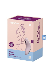 Вакуумний вібратор Satisfyer Vulva Lover 1 Violet - - фото №5