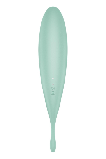 Смарт-вібратор для клітора з вакуумною стимуляцією Satisfyer Twirling Pro+ Mint - фото №5