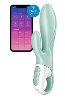 Смарт вібратор-кролик Satisfyer Air Pump Bunny 5+, надувається 
