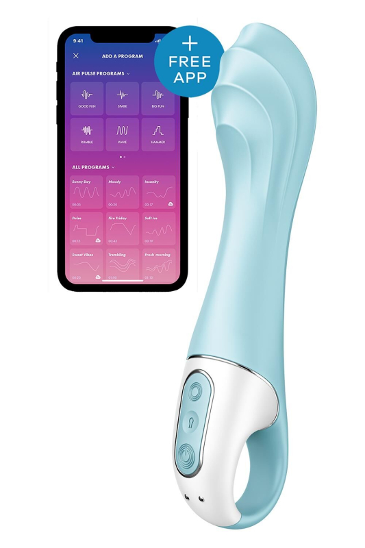 Смарт-вібратор точки G Satisfyer Air Pump Vibrator 5+, надувається - фото