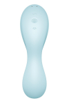 Вакуумний смарт-стимулятор із вібрацією Satisfyer Curvy Trinity 5 (Blue), керування зі смартфона - фото №6