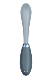 Вібратор Satisfyer G-Spot Flex 3 Grey, гнучкий стовбур із фіксацією положення - - фото №5