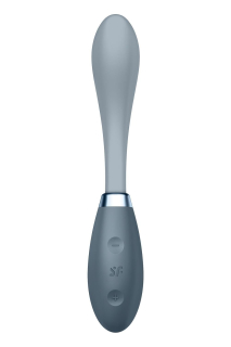 Вібратор Satisfyer G-Spot Flex 3 Grey, гнучкий стовбур із фіксацією положення - - фото №3