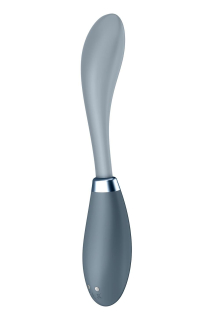 Вібратор Satisfyer G-Spot Flex 3 Grey, гнучкий стовбур із фіксацією положення - - фото №4